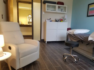 comfortable chair at our clinic in portland oregon